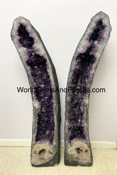 Amethyst Cathedral Pair 50.5” (4.2 feet) FREE Shipping