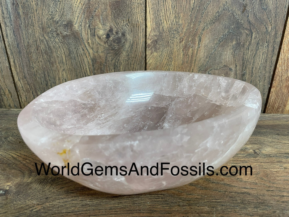 Rose Quartz Bowl  8” #6