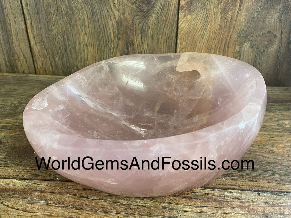 Rose Quartz Bowl 7.8” #1