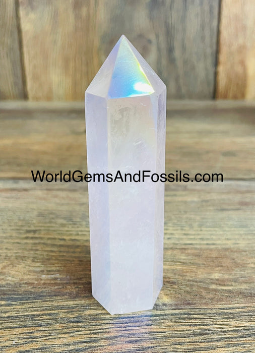 Rose Quartz Angel Aura Point