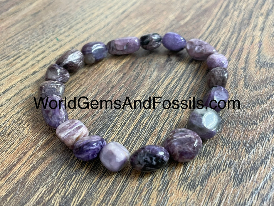 Charoite Bracelet Tumbled