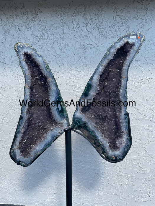 Amethyst Butterfly #9  65.5”  x 33”