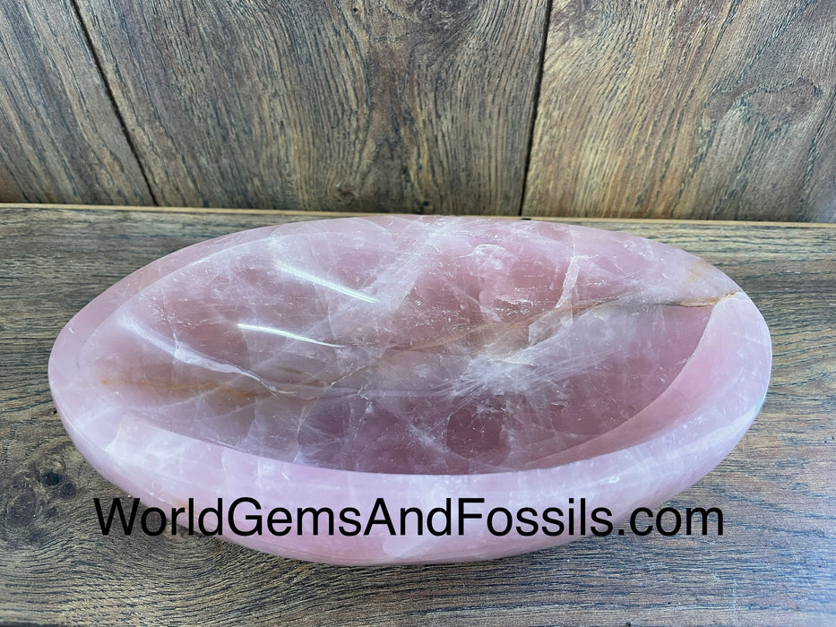 Rose Quartz Bowl 8” #3