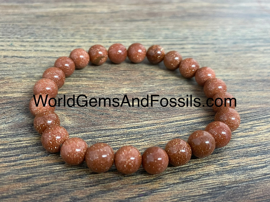 Red Goldstone Bracelet 8mm