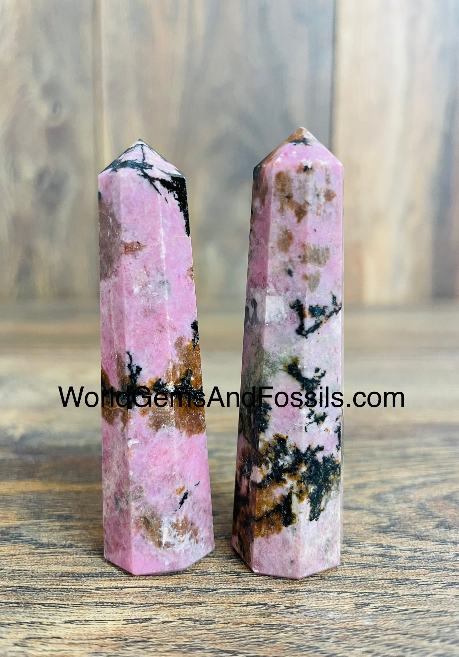 Rhodonite Points