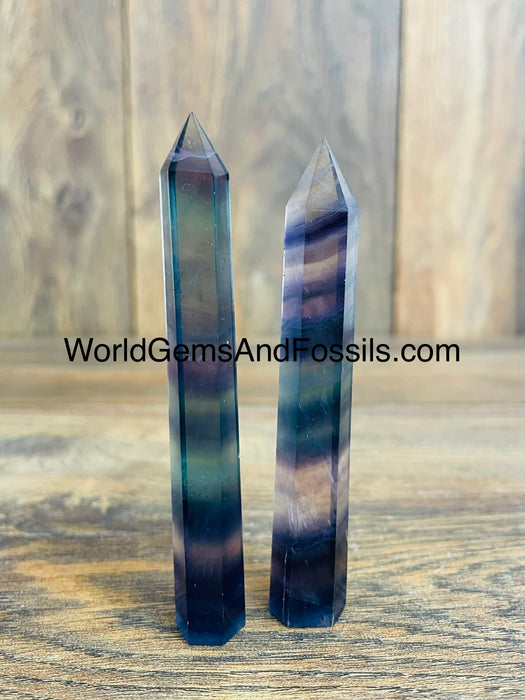 Fluorite Point 8-9cm