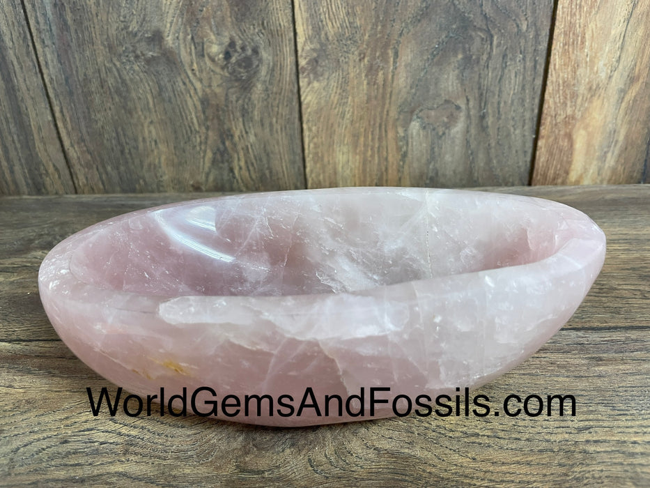 Rose Quartz Bowl  8” #12