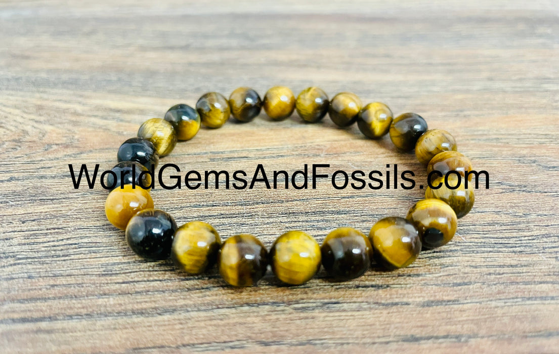 Yellow Tiger Eye Bracelet 6mm