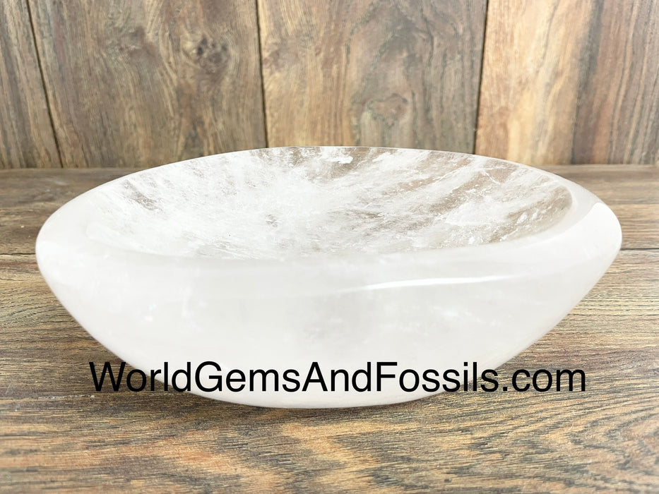 Clear Quartz Bowl 7” #1