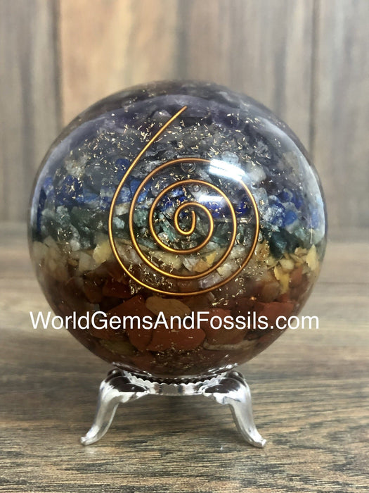 7 Chakra Orgone Sphere