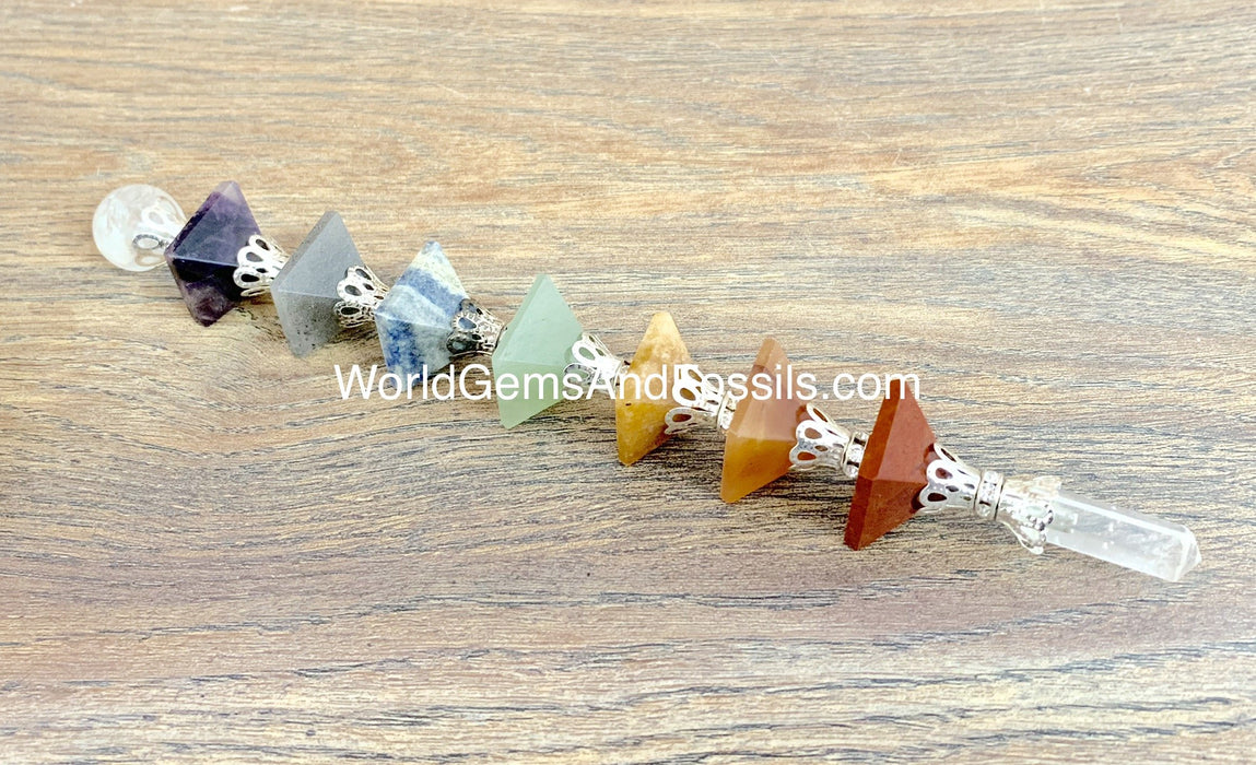 7 Chakra Pyramid Wand