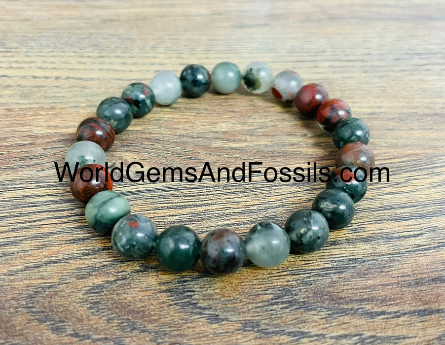 Bloodstone Bracelet 8mm