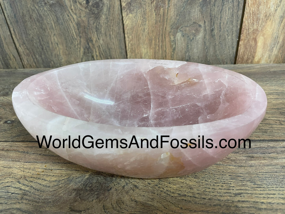 Rose Quartz Bowl  8” #12