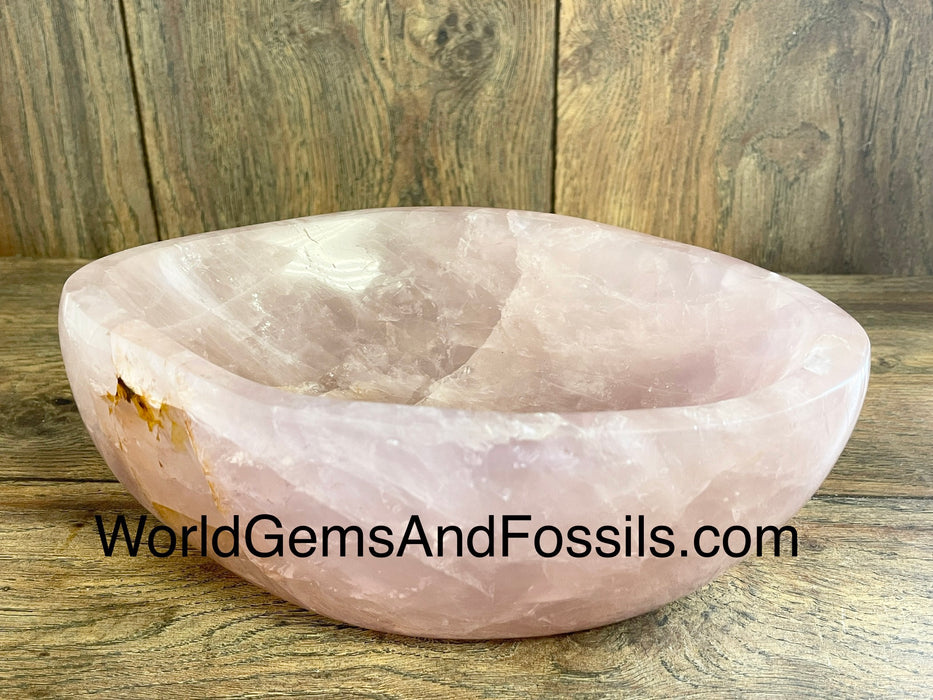 Rose Quartz Bowl 7.8” #1