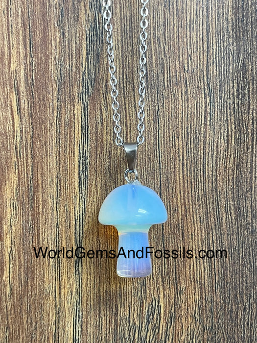 Opalite Mushroom Necklace