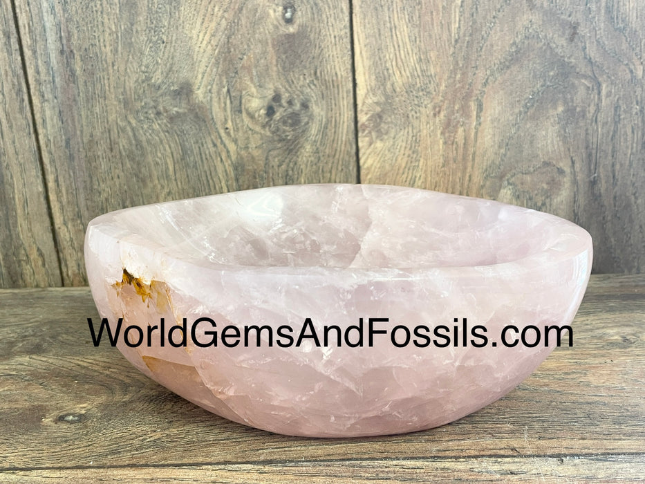 Rose Quartz Bowl 7.8” #1