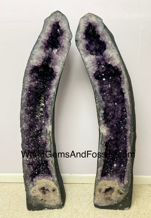 Amethyst Cathedral Pair 50.5” (4.2 feet) FREE Shipping