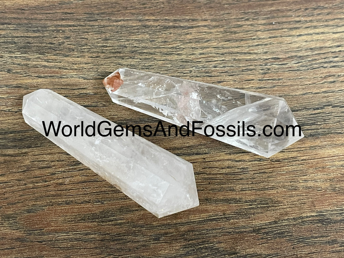 Clear Quartz Point Double Terminated — World Gems And Fossils