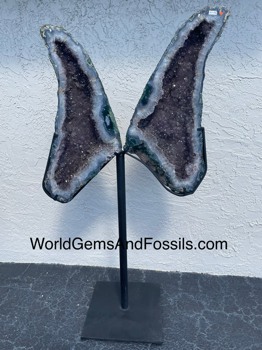 Amethyst Butterfly #9  65.5”  x 33”