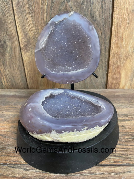 Agate Geode Jewelry Box  5”  # 1