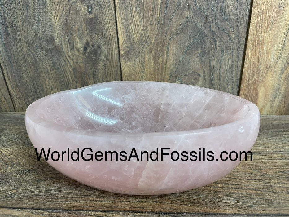 Rose Quartz Bowl  8.5” #11