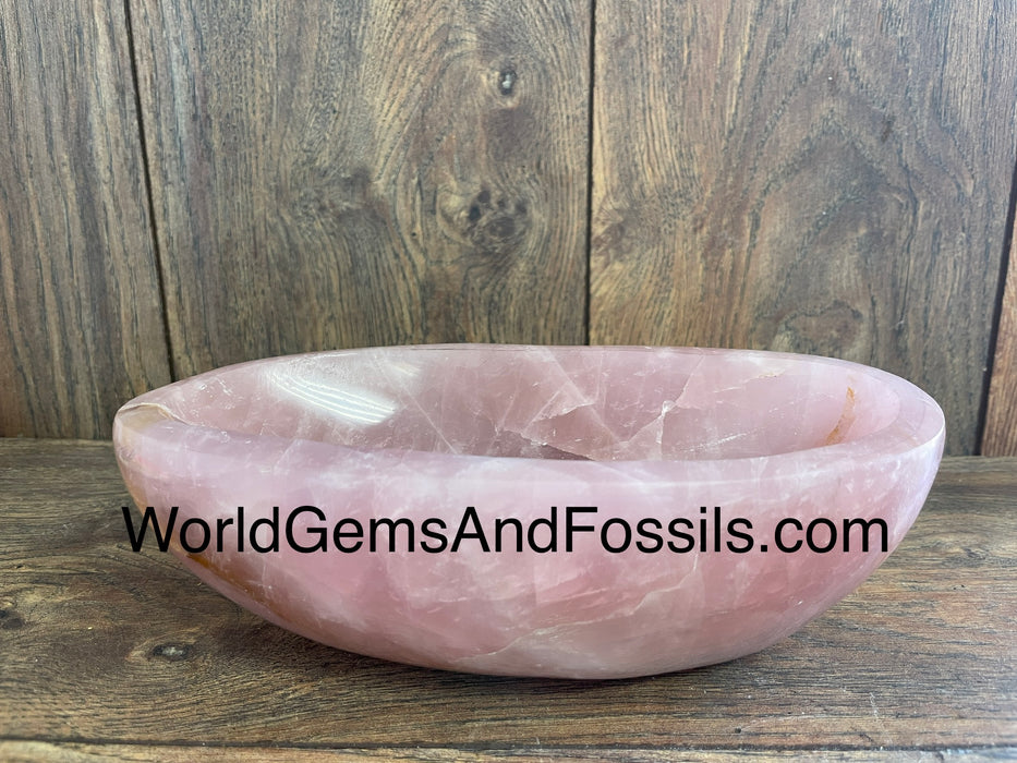 Rose Quartz Bowl 8” #3