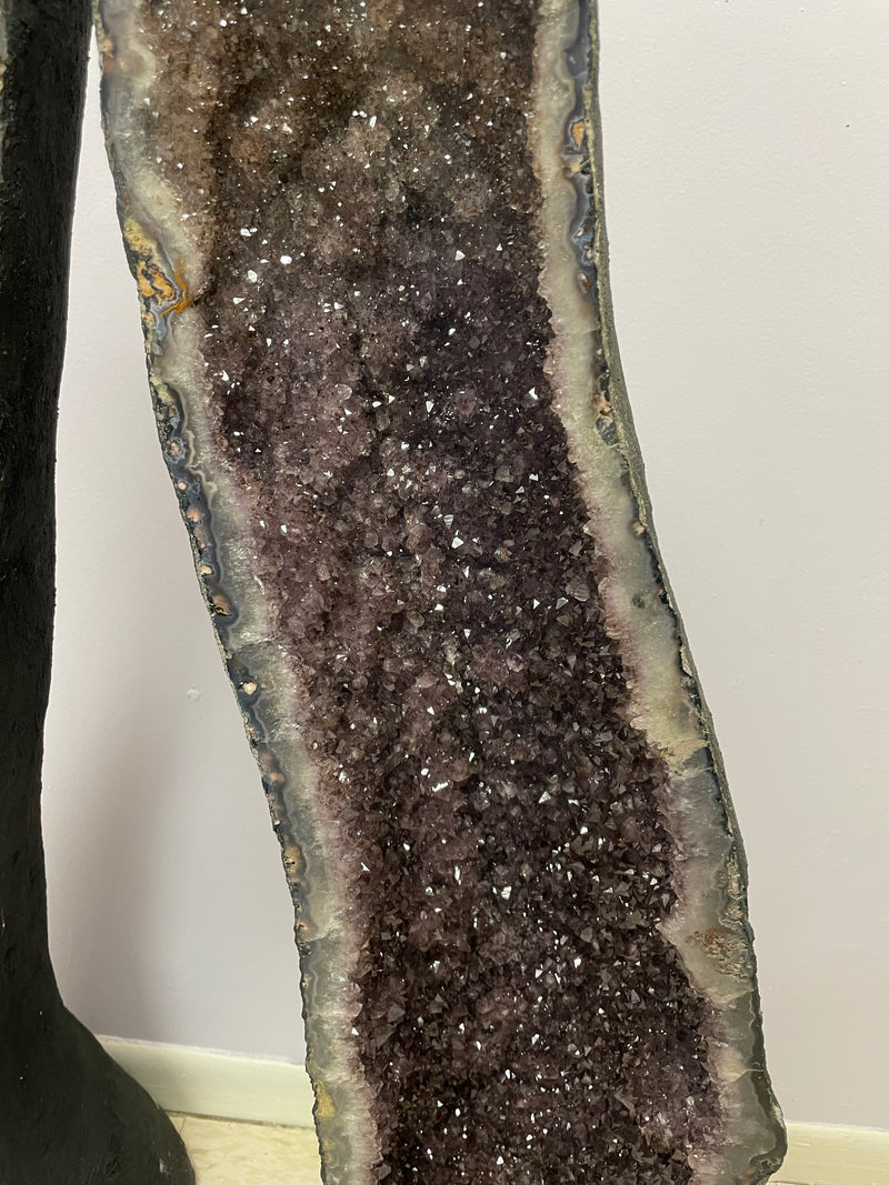 Amethyst Cathedral Pair 41.5” (3.5 feet)  FREE Shipping
