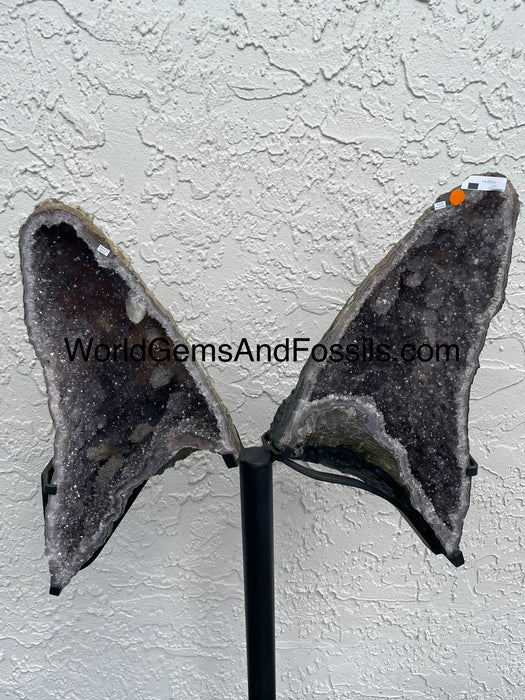 Amethyst Butterfly #6  38.5” x 18.5”