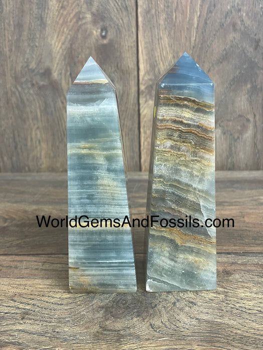 Blue Onyx Obelisk 5”  #Y