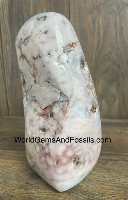 Pink Amethyst Free Form 7”  #1