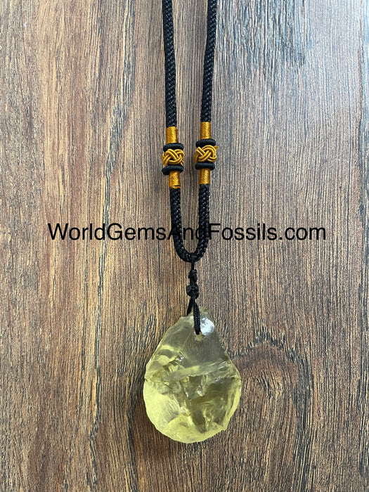 Lemon Quartz Necklace