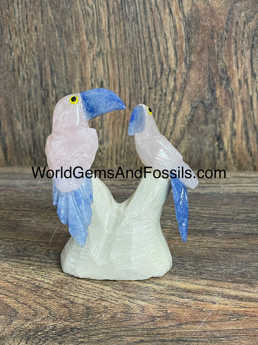 Crystal Bird On Stand Mini