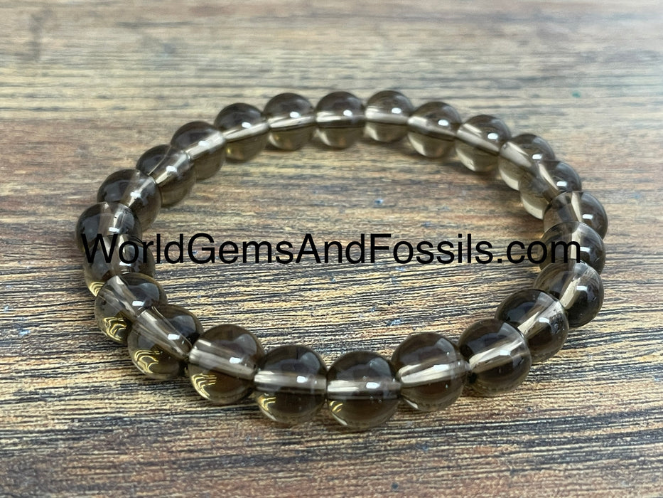 Smoky Quartz Bracelet 8mm