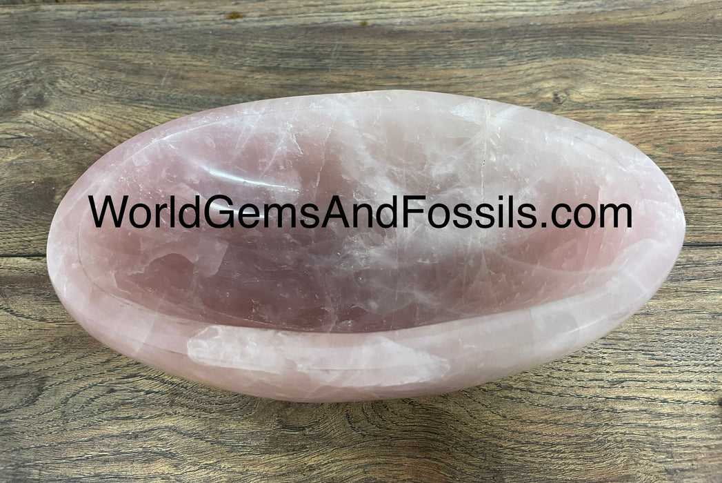 Rose Quartz Bowl  8” #12