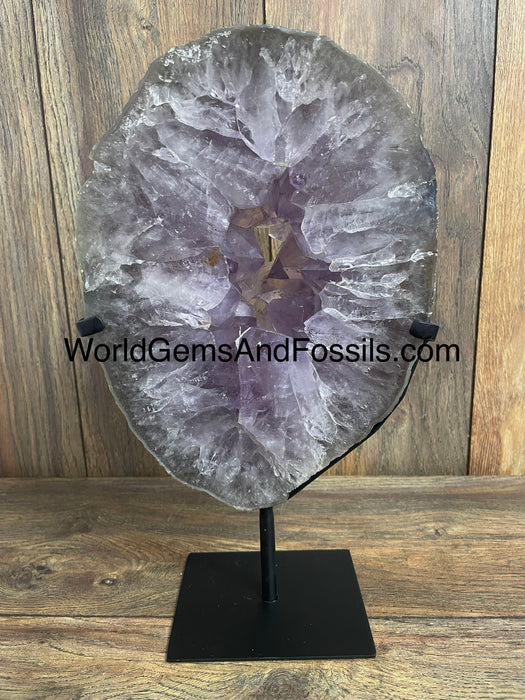 Amethyst Specimen On Stand 13”  #10 Ring