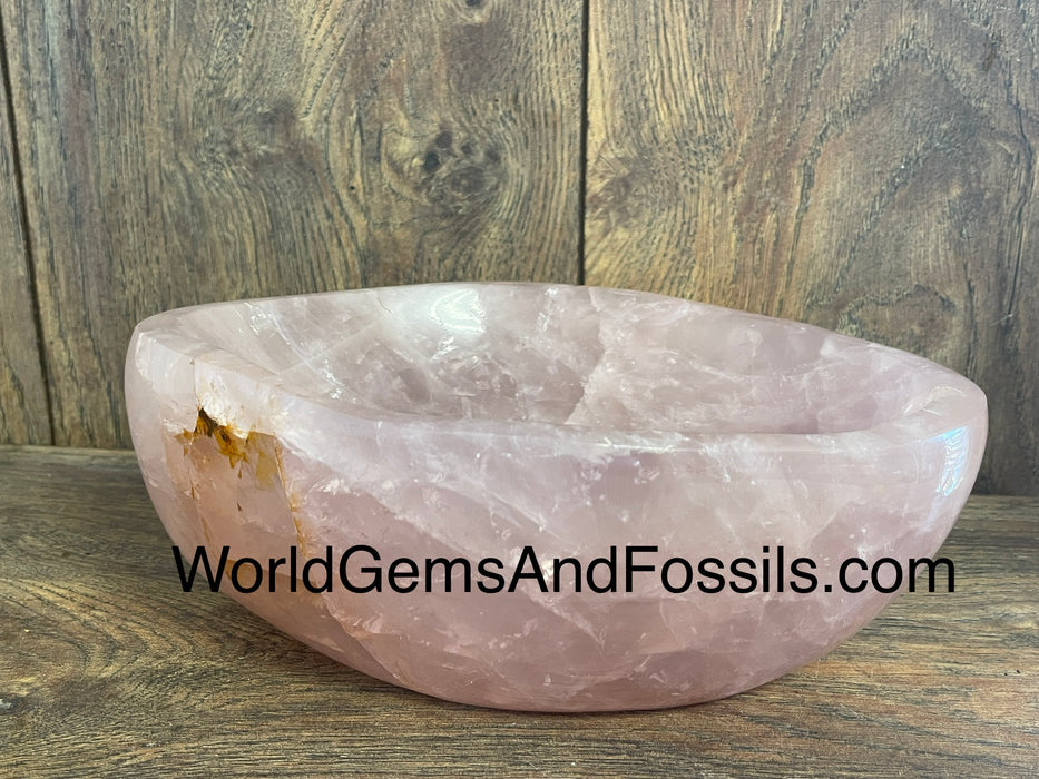 Rose Quartz Bowl 7.8” #1