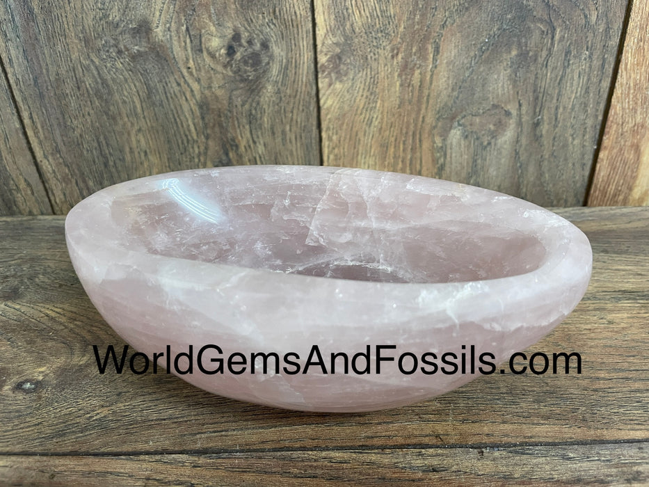 Rose Quartz Bowl  7.5” #16