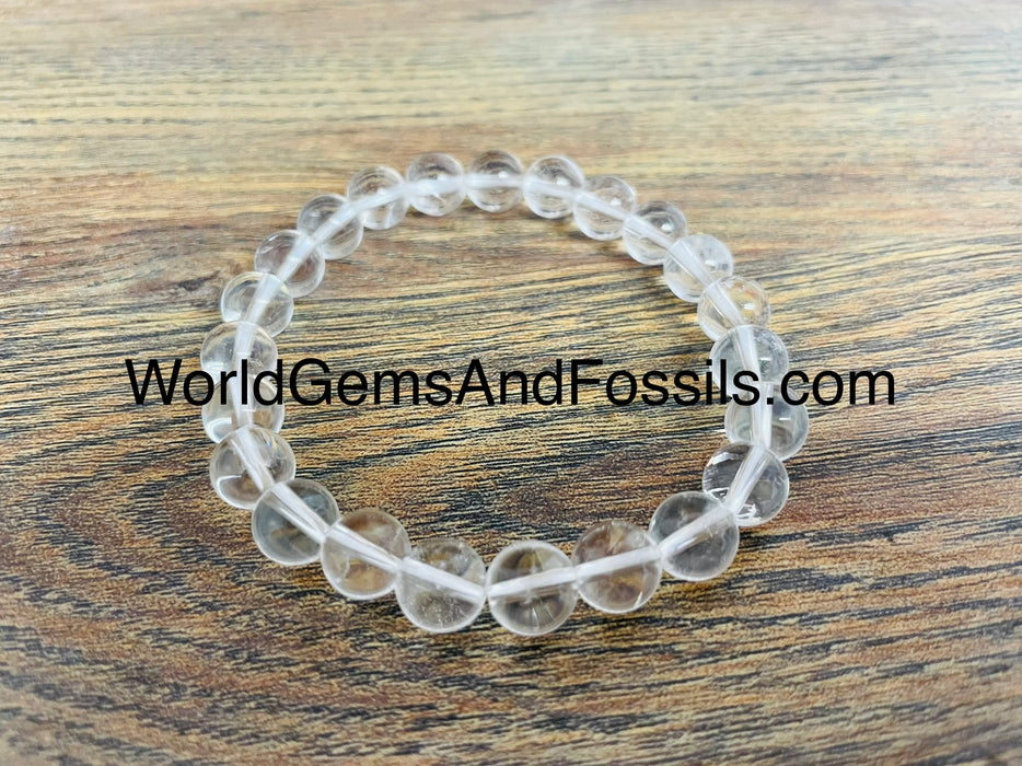 Clear Quartz Bracelet 8mm