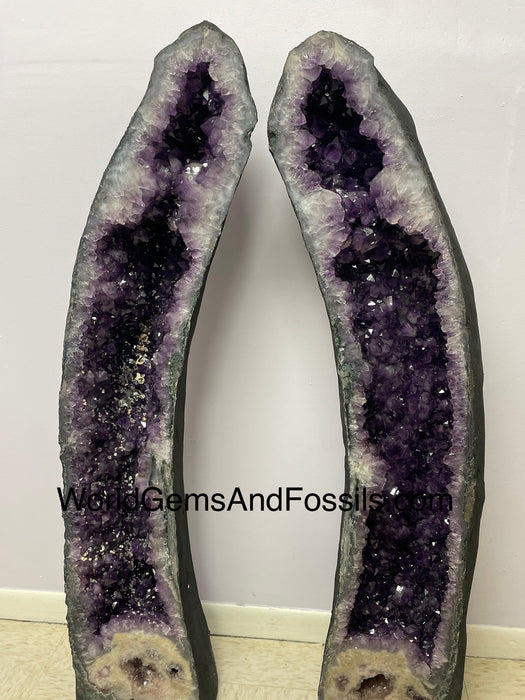 Amethyst Cathedral Pair 50.5” (4.2 feet) FREE Shipping