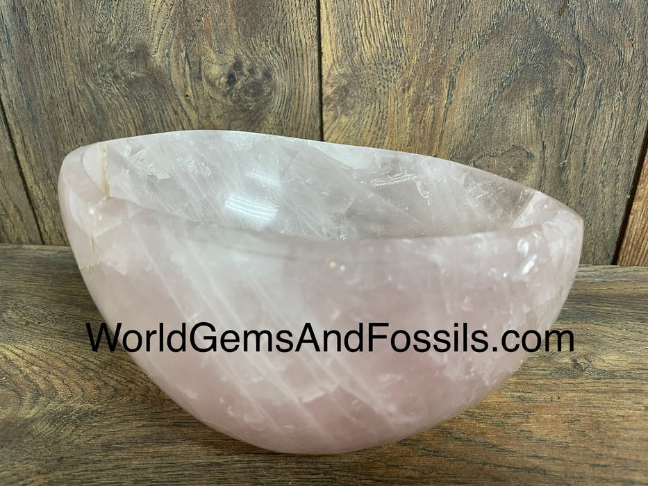 Rose Quartz Bowl  7.4” #9