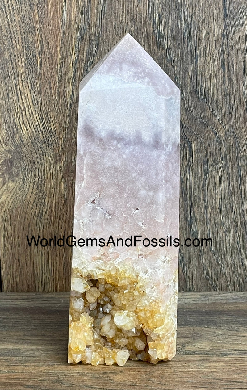 Pink Amethyst Point 7.5”