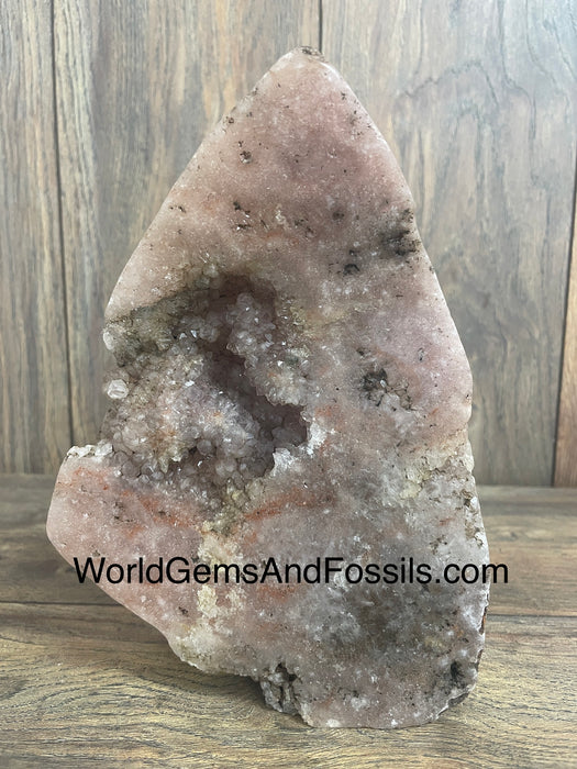 Pink Amethyst Free Form 8.2” #6