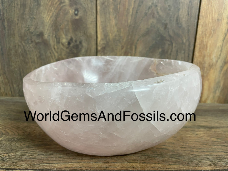 Rose Quartz Bowl  7.4” #9