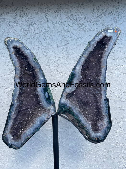 Amethyst Butterfly #9  65.5”  x 33”