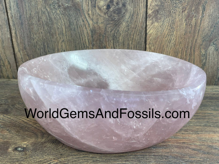 Rose Quartz Bowl 7” #2