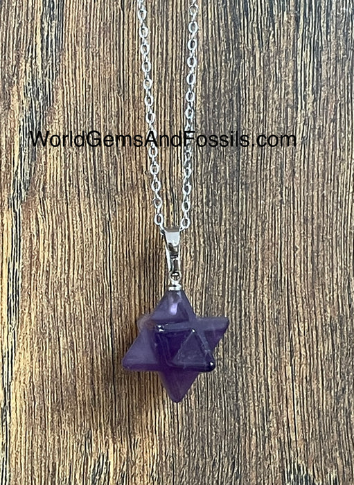 Amethyst Merkabah Necklace