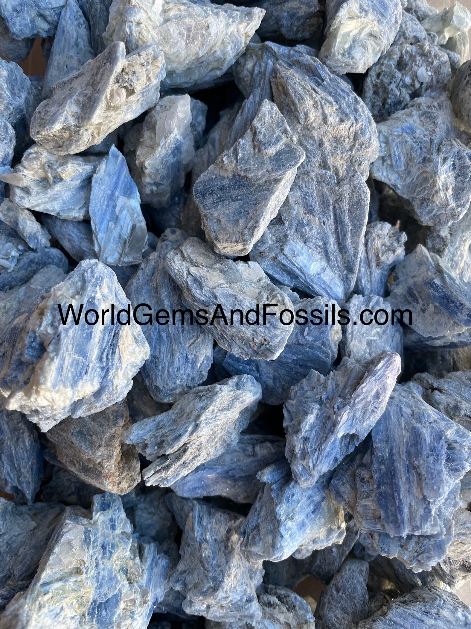 Blue Kyanite in matrix
