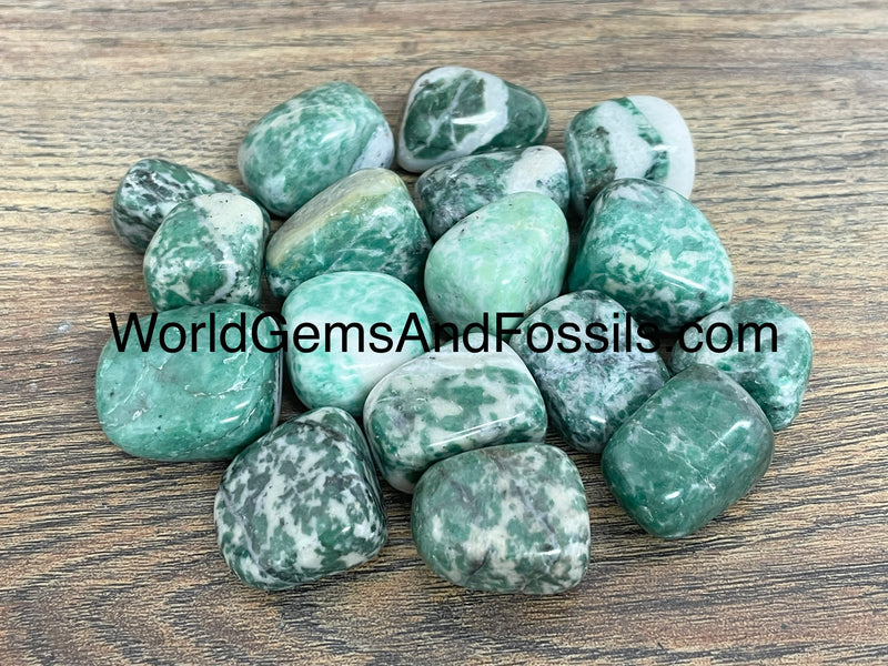 Spotted Jade Tumble Stone 1lb