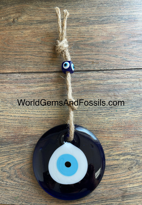 Evil Eye Hanger Blue Circle