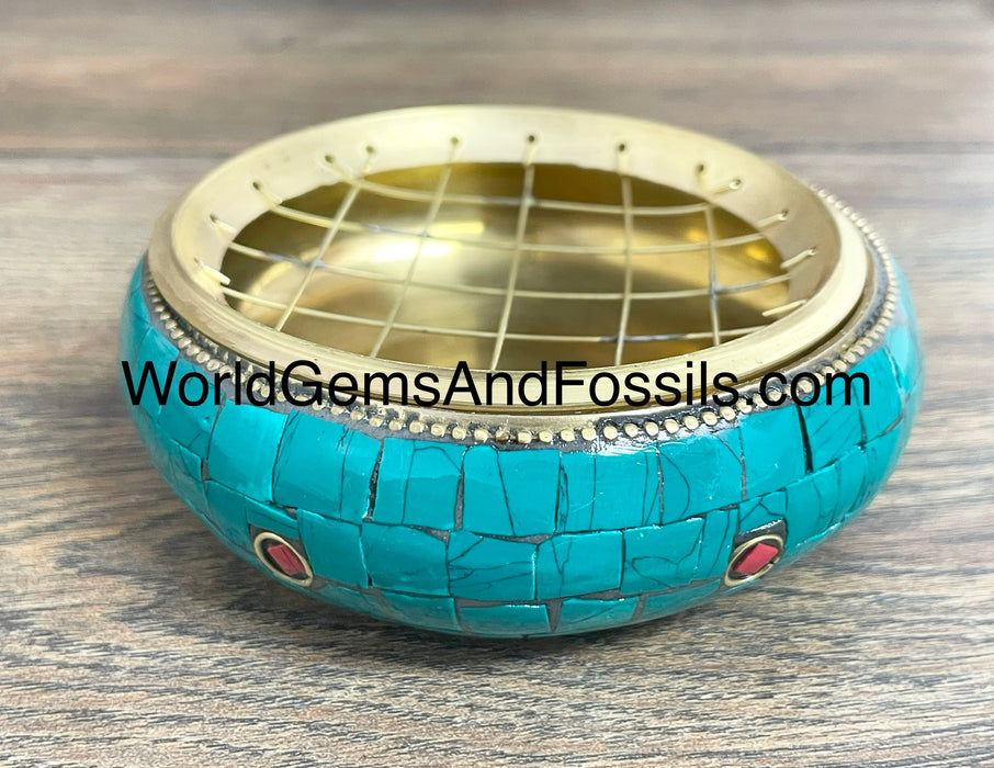 Teal Incense Incense Burner